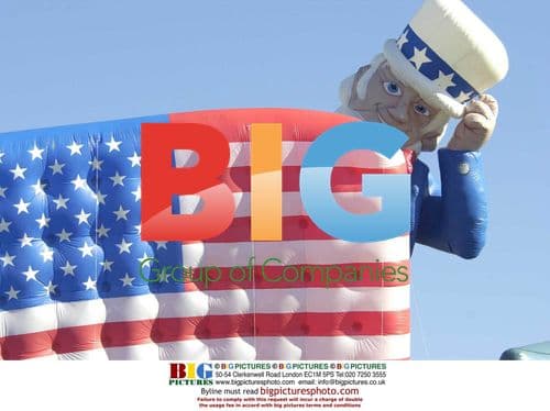 Arizona State Sun Devils marching band at Big Bay Balloon Parade