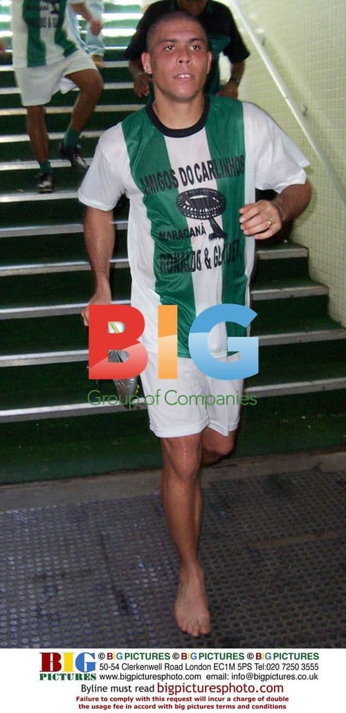 Ronaldo at Maracana Stadium in Rio