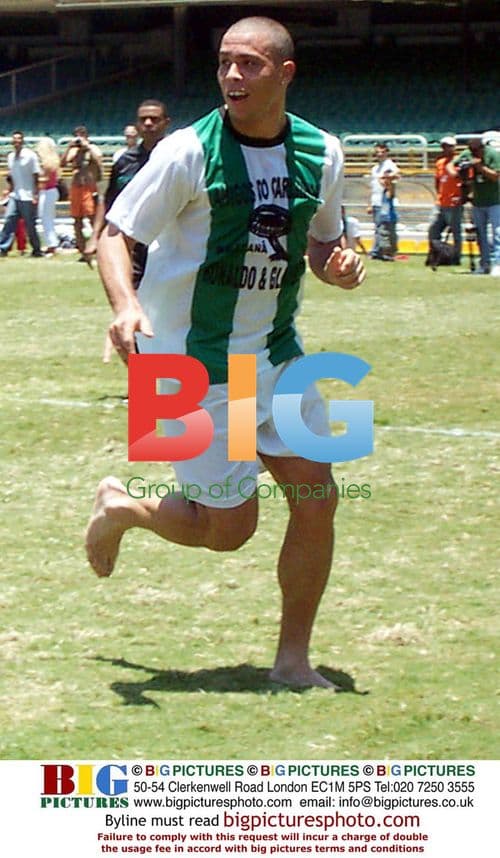 Ronaldo at Maracana Stadium in Brazil