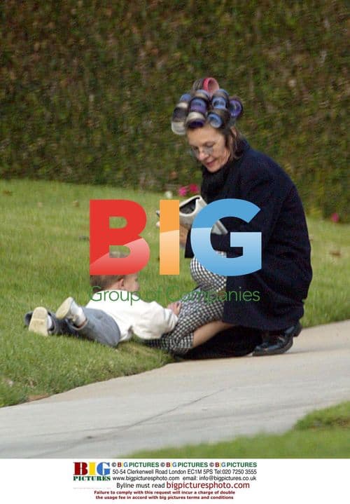 Diane Keaton out with son in Beverly Hills