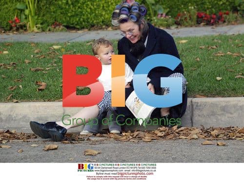 Diane Keaton out walking with son in Beverly Hills