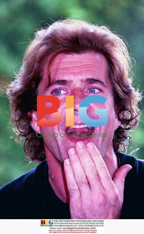 Mel Gibson at Braveheart Photocall