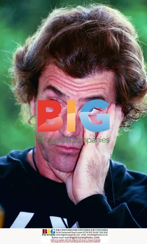 Mel Gibson on Braveheart photocall in Scotland