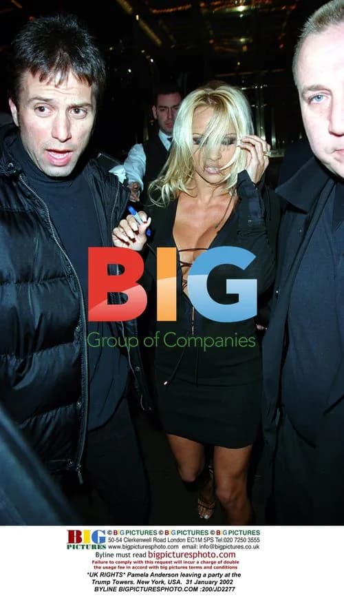 Pamela Anderson Leaving Trump Towers Party