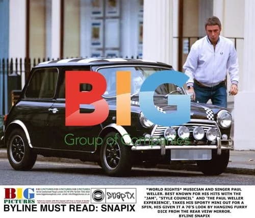 Paul Weller Drives Sporty Mini Car