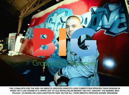 3 Finalists Compete in Kiss 100 Graffiti Logo Competition