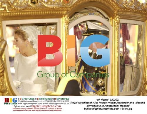 Royal wedding of Prince Willem & Maxima in Amsterdam