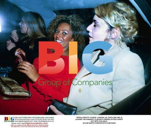 Mel B Leaving Kabaret Club in London