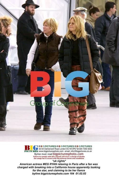 Meg Ryan relaxing in Paris after home break-in