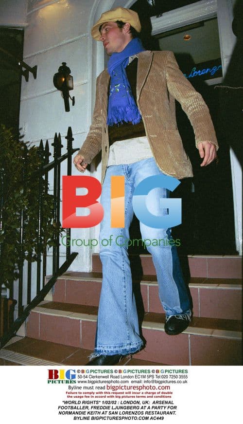 Freddie Ljungberg at Normandie Keith's party