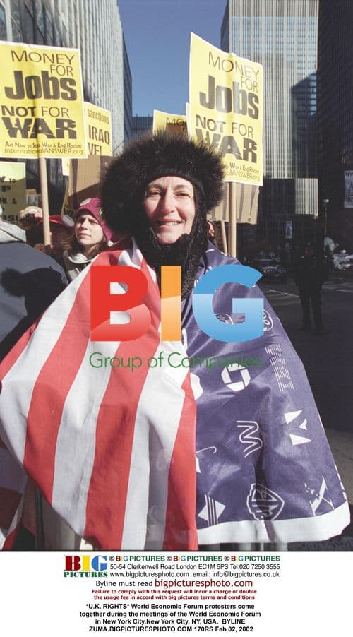 World Economic Forum protesters gather in NYC