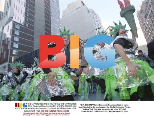 World Economic Forum protesters in NYC
