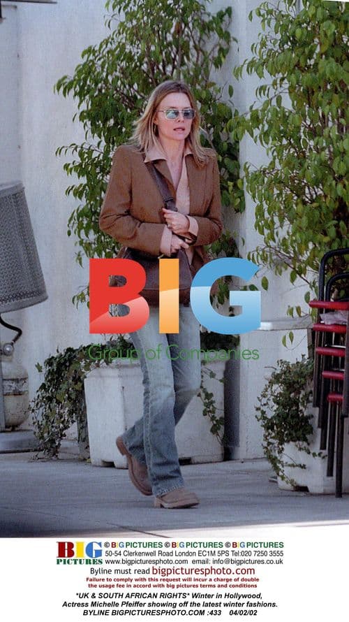 Michelle Pfeiffer Shows Off Winter Fashion