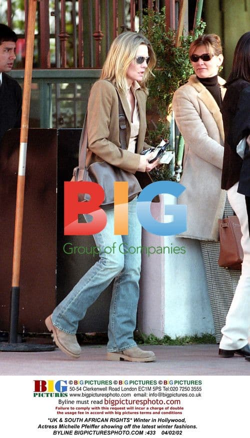 Michelle Pfeiffer in Winter Fashion