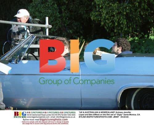 Jennifer Lopez and Ben Affleck on "Gigly" film set