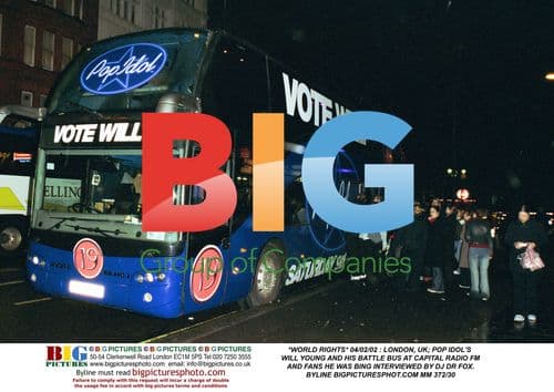 Will Young's Battle Bus at Capital Radio