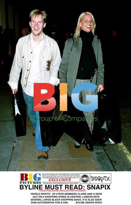 Ex Steps Members Claire and H Shop in London