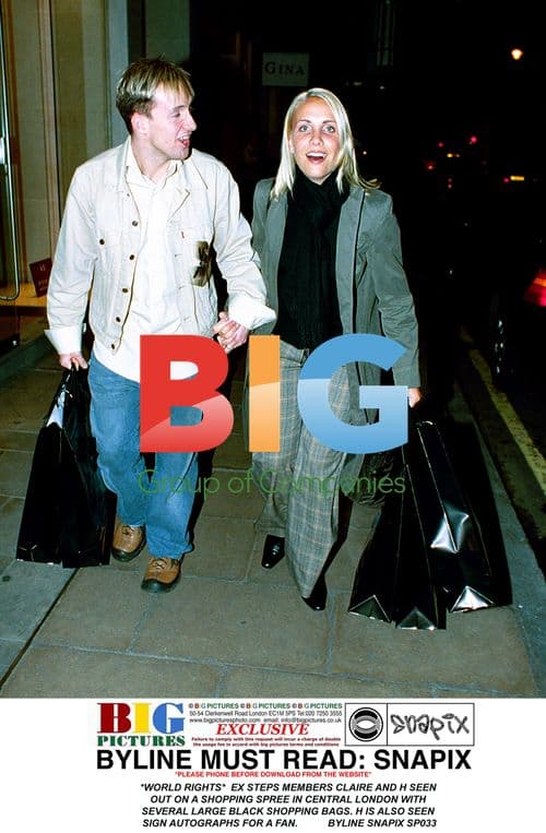 Ex-STEPS Members Claire and H Shopping in London