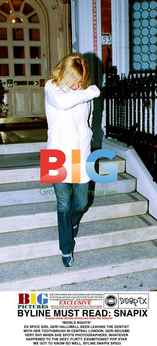 Geri Halliwell Leaves Dentist