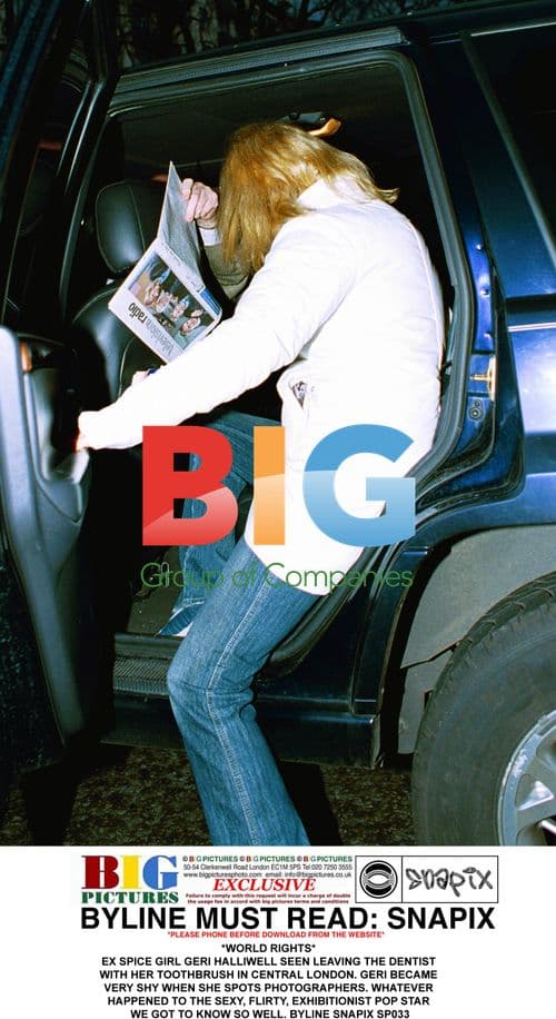 Geri Halliwell Leaves Dentist