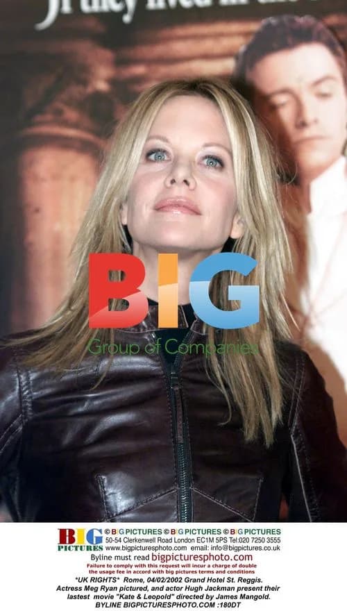 Meg Ryan and Hugh Jackman at "Kate & Leopold" event