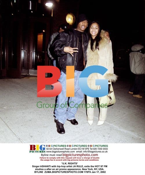 Ashanti and Ja Rule Exit Hot 97 Studios