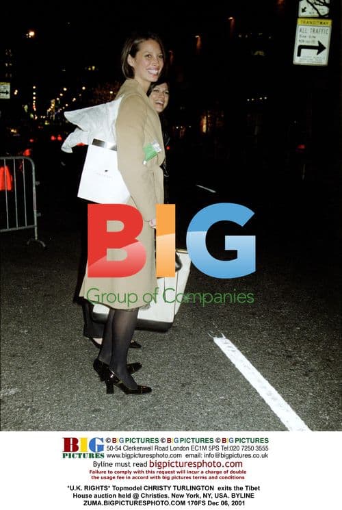 Christy Turlington exits Tibet House auction