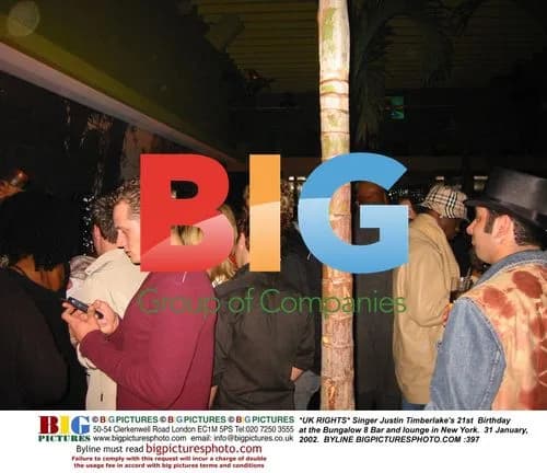 Justin Timberlake's 21st Birthday at Bungalow 8 Bar