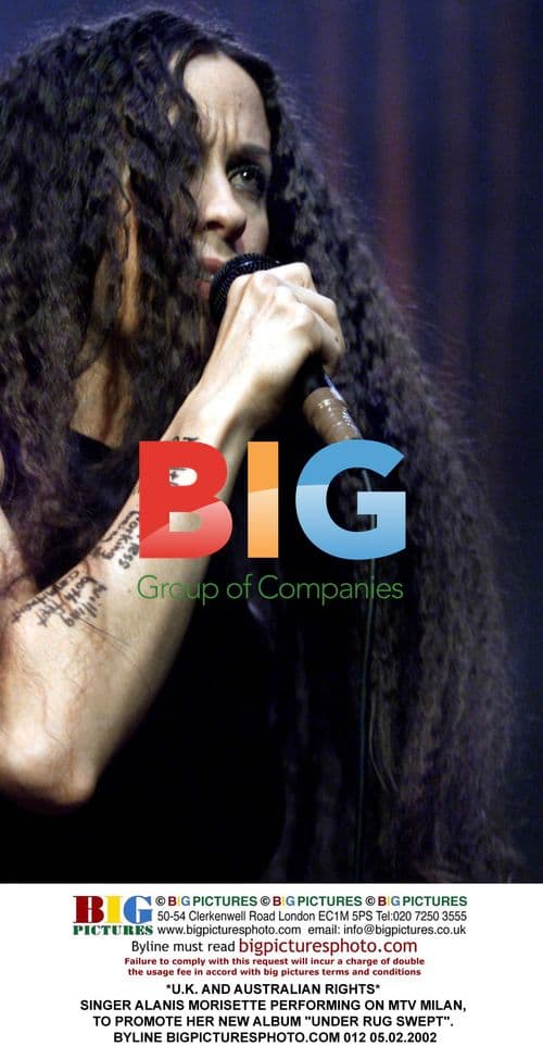 Alanis Morisette Performing on MTV Milan