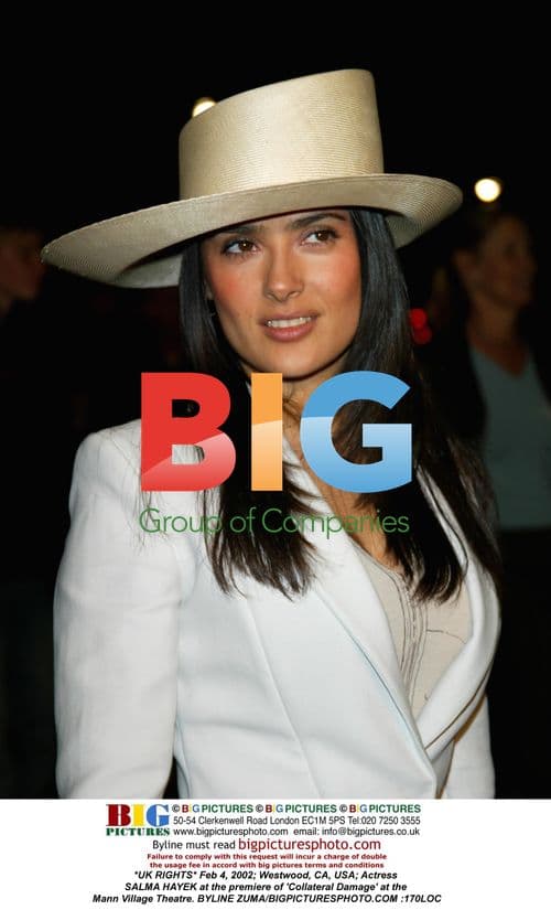 Salma Hayek at 'Collateral Damage' premiere