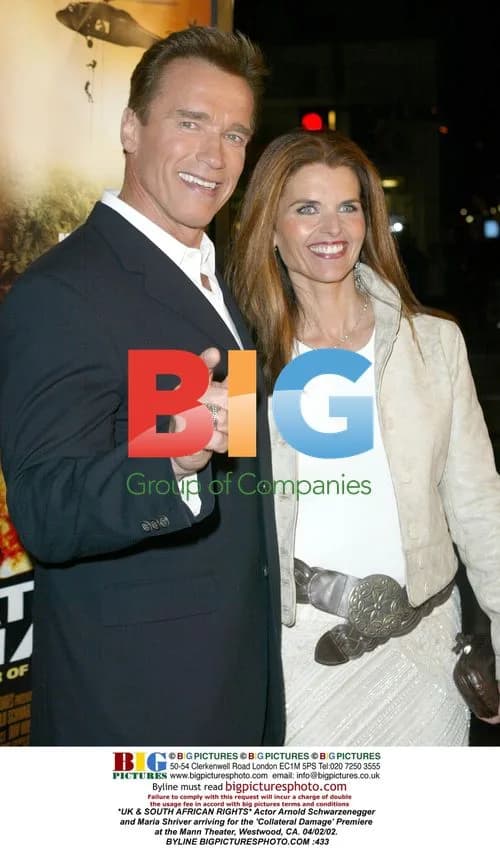 Arnold Schwarzenegger and Maria Shriver at 'Collateral Damage' Premiere