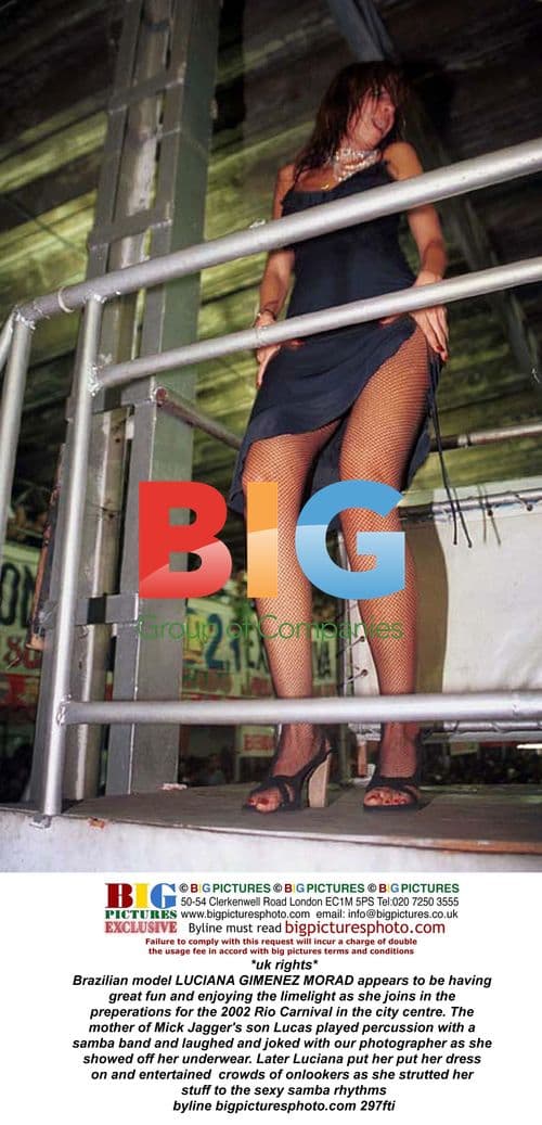 Luciana Gimenez Morad at 2002 Rio Carnival