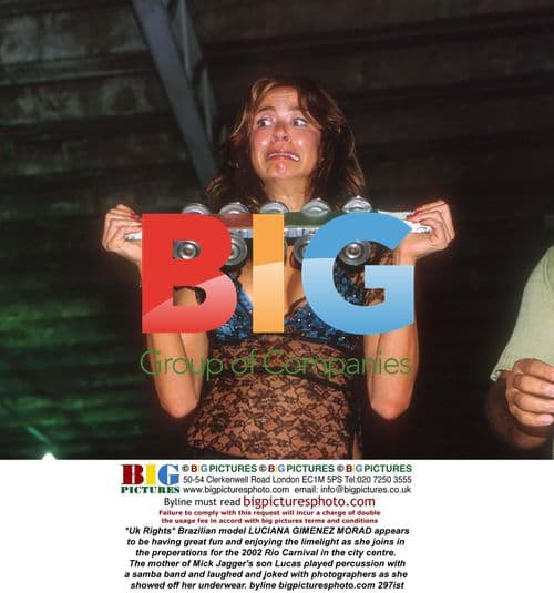Luciana Gimenez Morad at Rio Carnival 2002