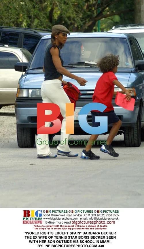 Barbara Becker out with son in Miami