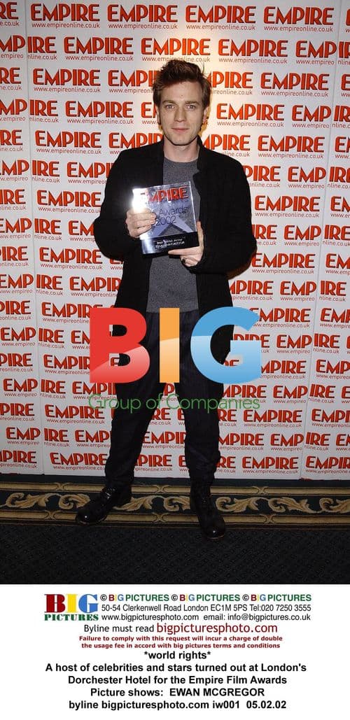 Celebrities at Empire Film Awards in London