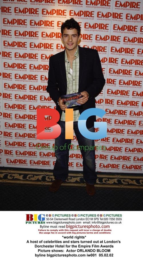 Celebrities at Empire Film Awards in London
