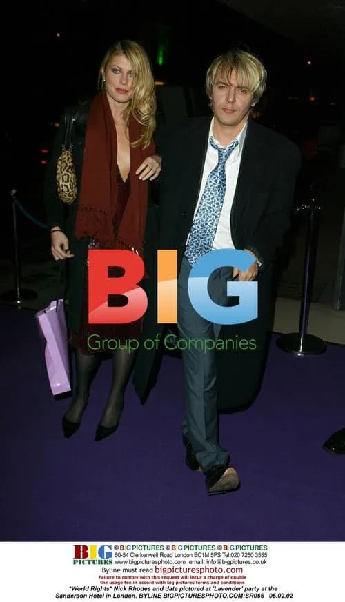 Nick Rhodes at Lavender party in London