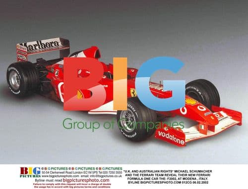 Schumacher and Ferrari Reveal New F2002 Car