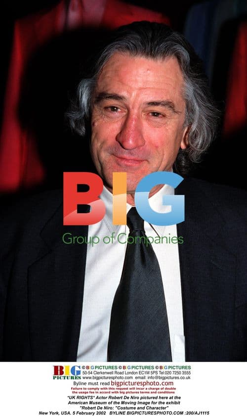 Robert De Niro at "Costume and Character" Exhibit