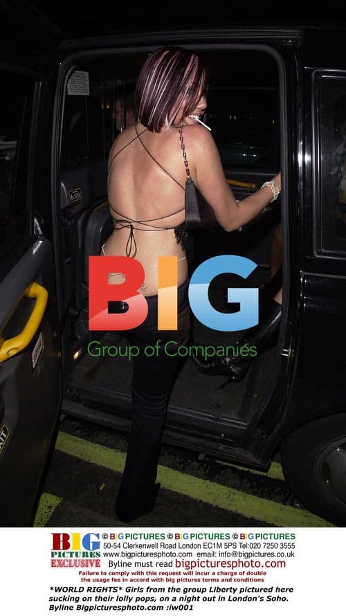 Girls from Liberty group in Soho, London