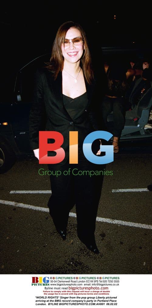 Liberty singer at BMG party in London