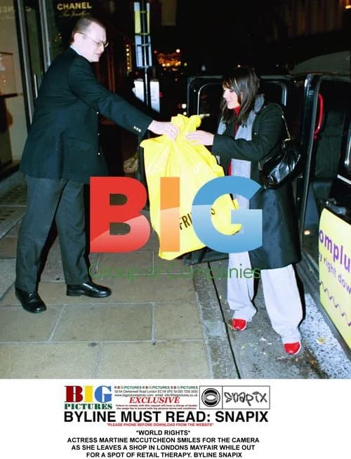 Martine McCutcheon Shops in London's Mayfair