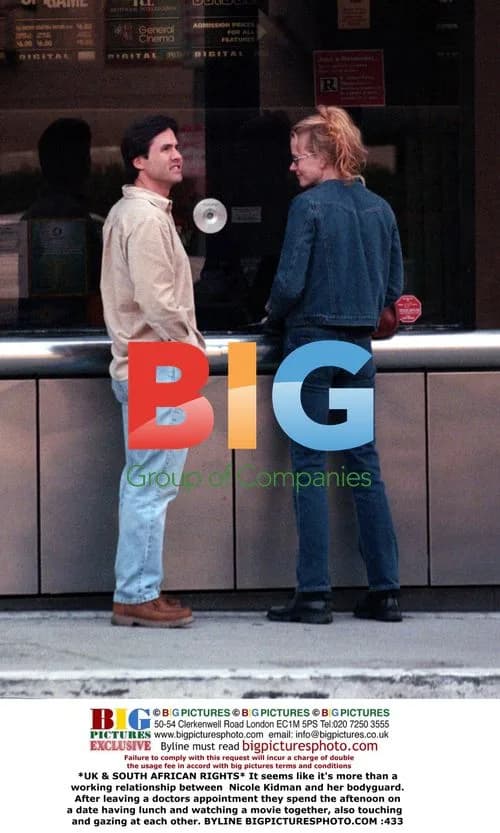 Nicole Kidman with Bodyguard on Date