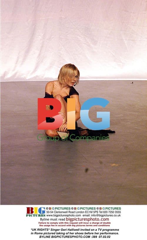 Geri Halliwell in Rome before TV appearance