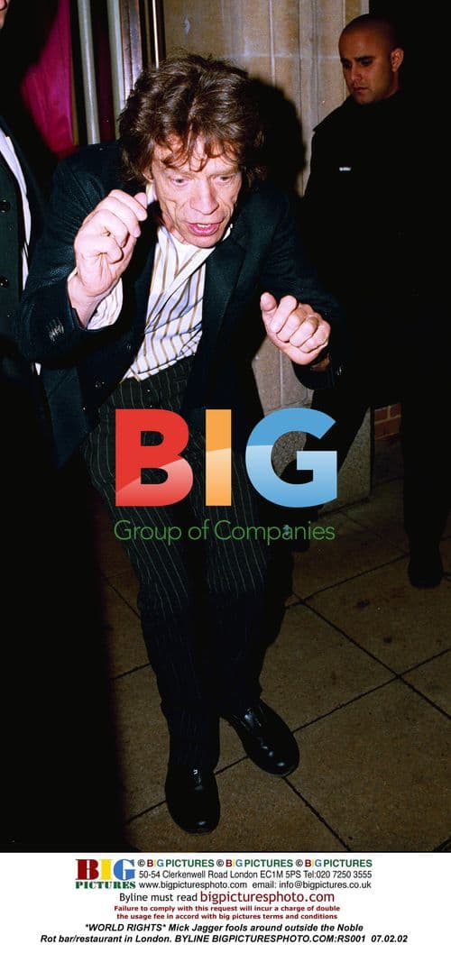 Mick Jagger Fools Around in London