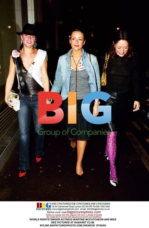 Martine McCutcheon and Miss Dee at Kabaret Club