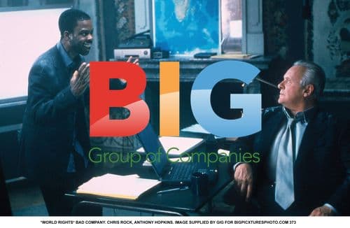 BAD COMPANY film still with Chris Rock and Anthony Hopkins
