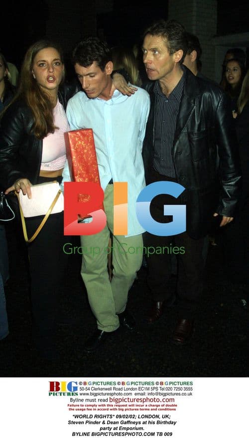 Steven Pinder & Dean Gaffney at Birthday Party