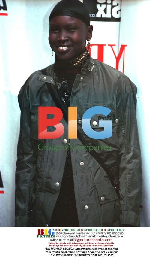 Alek Wek at New York Post "Page 6" event