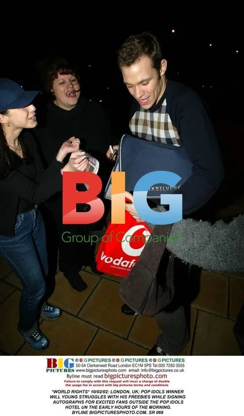 Will Young Signing Autographs for Fans